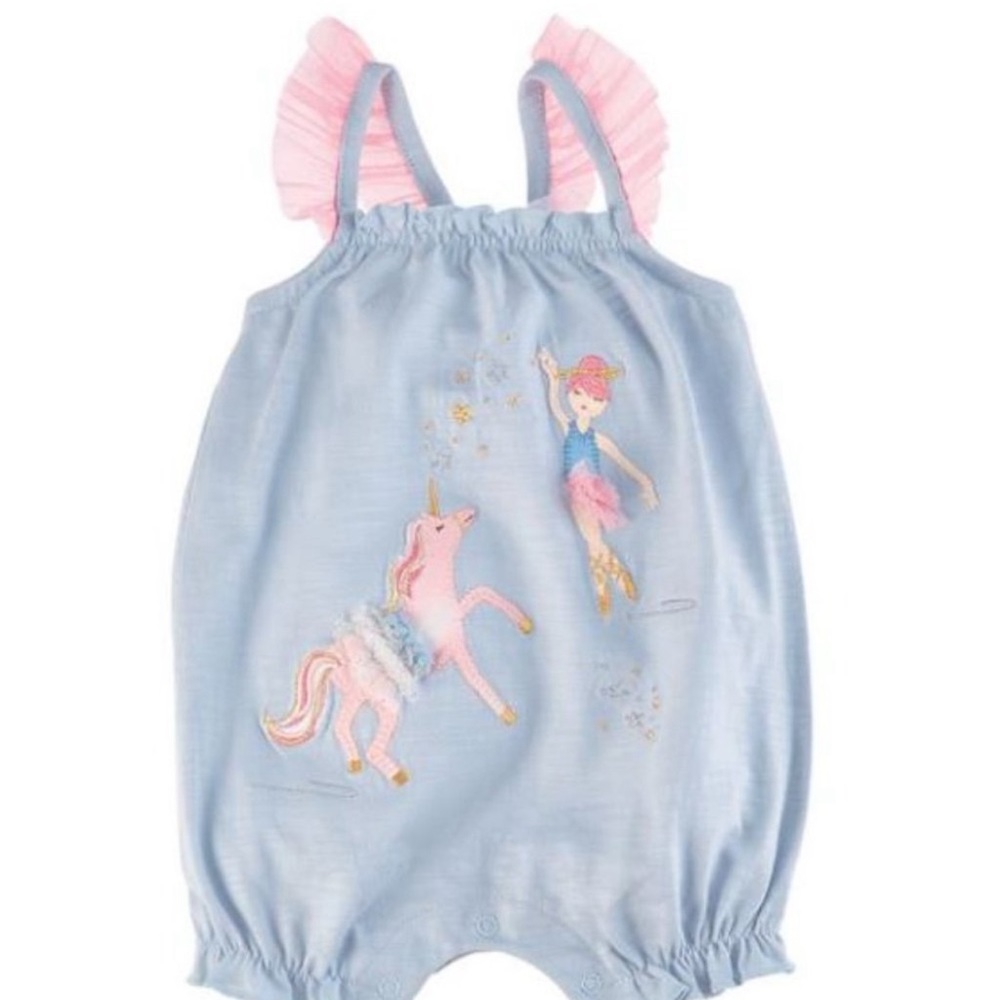 Mud Pie | Girl’s Ballerina Unicorn Bubble